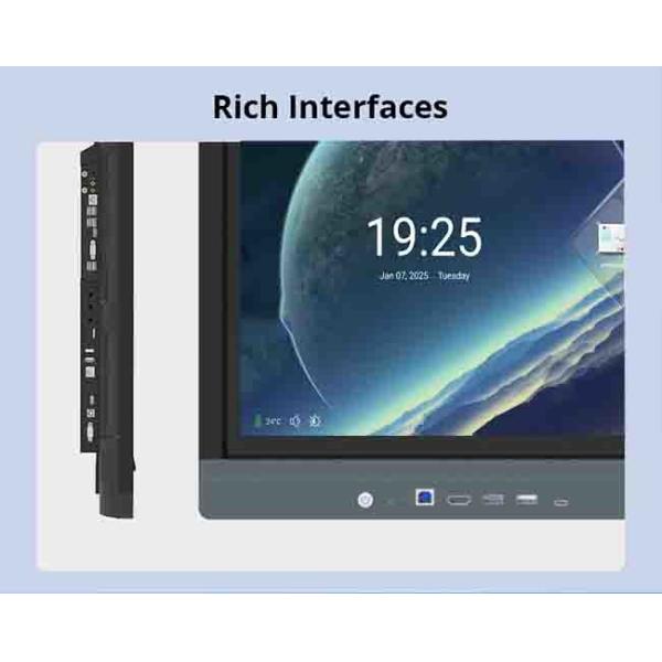 Rohs 85 Interactive Display 4K Touch Screen Interactive Whiteboard