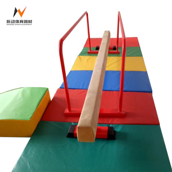 Indoor Playground Kids Gymnastics Equipment For Home Beam Customization