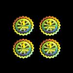 Holographic Security Qr Code Hologram Sticker Self Adhesive Rainbow Round