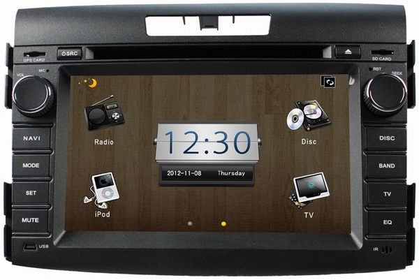 Hot selling! car media player for Honda CRV 2012 with car gps navigation OCB-8033