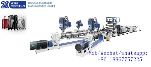 Quality High quality easy operation Suitcase Plastic sheet extrusion line for sale