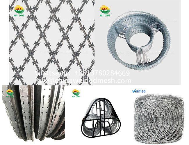 BTO 22 900mm Concertina Razor Coil weather resistant PVC Coating 12