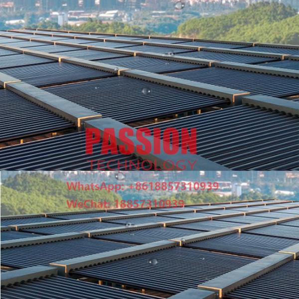 Quality 500L Non Pressure Evacuated Tube Thermal Solar Collector Resort Heating Vacuum Tube Solar Panel for sale