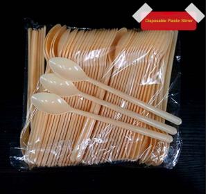 China Lightweight Disposable Drink Stirrers For Bubble Tea 103mmx28mm SGS Approval on sale
