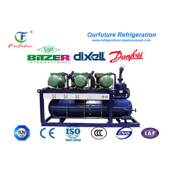 Cold Chain Logistic Cold Room Compressor Unit 35℃ Condensing Temperature