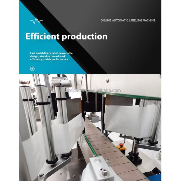 New Arrival Good Quality Automatic Front and Back Double Sides Flat Square Bottle Sticker Labelling Machine