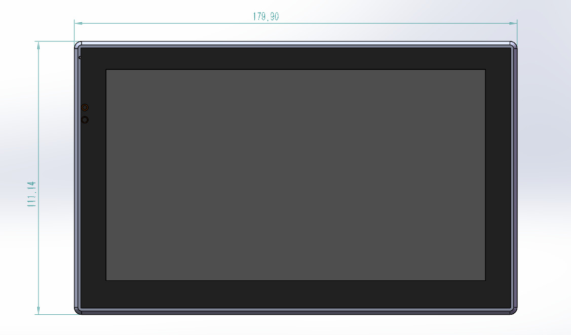 OEM Industrial Controller No Physical Button 7 inch Android OS rooted Touch Panel Ethernet DC IN Power Option