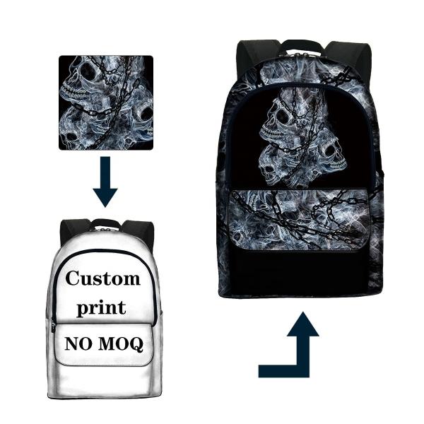 Quality Custom Logo Blank Sublimation Backpacks Waterproof Personalised for sale