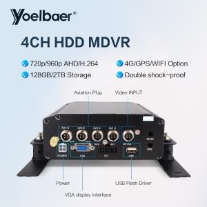 China 4CH HDD Mobile DVR SD Card CCTV Mobile DVR With H.264 DVR Admin Password Reset on sale