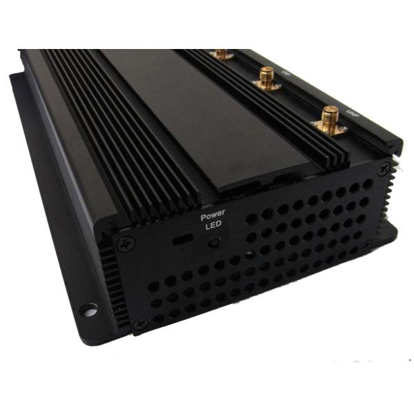 6 Antenna Cell Phone Signal Jammer , High Power Desktop Cell Phone WIFI Jammer