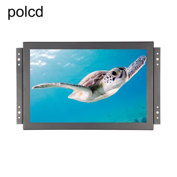 Quality Metal Case Polcd 11.6" Industrial LCD Monitor With Hanging Ear Open Frame Touch Screen for sale