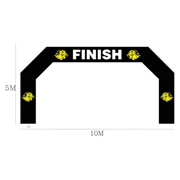 Colorful Advertising Custom Inflatable Entrance Customize Size With Led Light