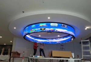 China P3mm Flexible Curved LED Display IP65 Waterproof 3840Hz High Refresh Rate on sale