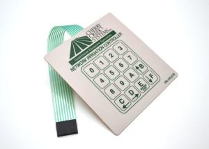 Wholesale White Push Button Membrane Switch , Scissor Switch Membrane Keyboard from china suppliers