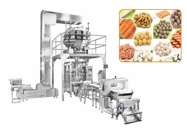 Quality PLC Multihead Weigher Packing Machine , Noise Proof Vertical Packaging Machine for sale
