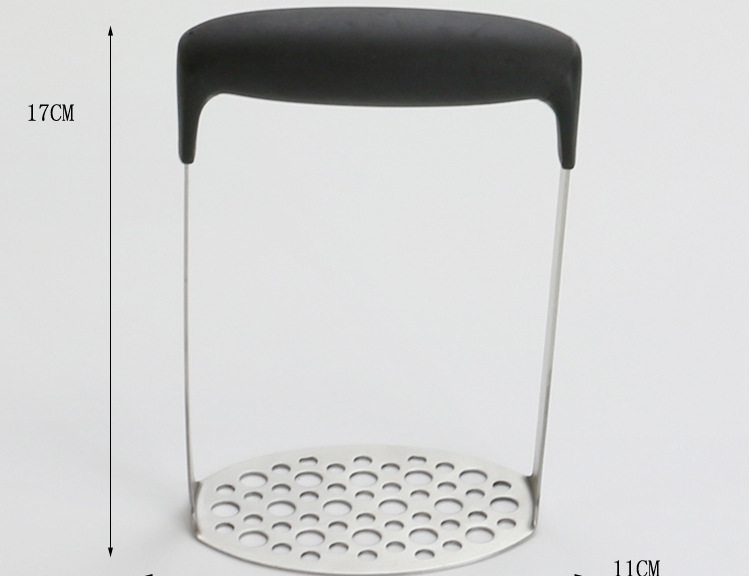 Stainless Steel Garlic Press Manual Kitchen Gadget Mashed Potato Masher Modern