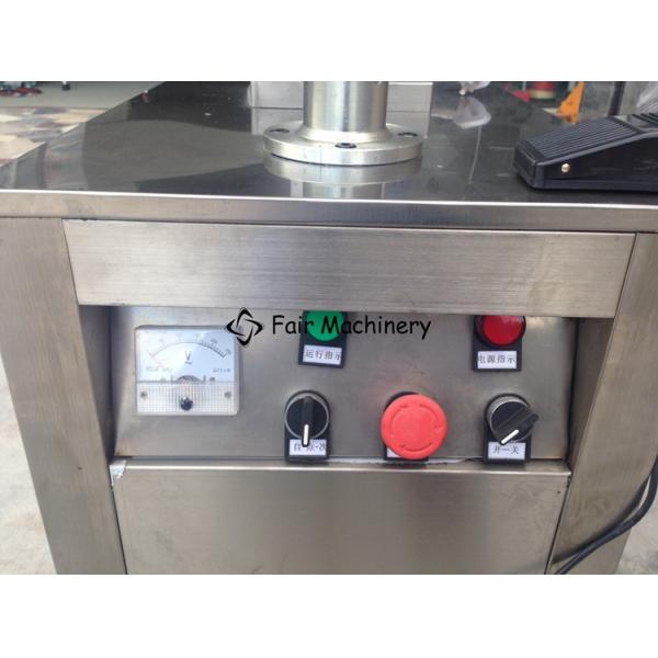 60HZ 3PH Plastic Bottle Sealing Machine , SGS 3PH Tin Can Seamer Machine
