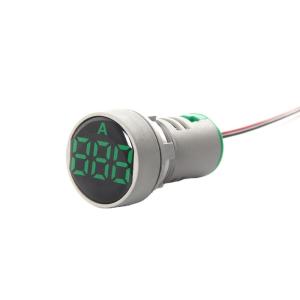 Wholesale New Design mini round led indicator ammeter light/lamp with digital led display from china suppliers