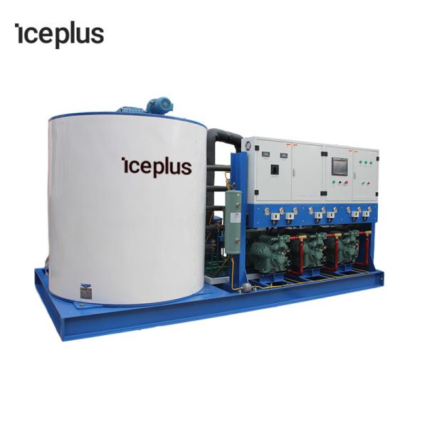 Industrial 20 Ton Flake Ice Machine Large Capacity Concrete Cooling Use