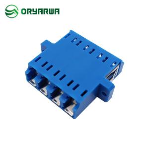 Wholesale One Piece Type Flangeless LC Fiber Optic Adapter Multimode With Shutter from china suppliers