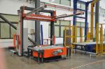 High Power Auto Pallet Wrapper / Fully Automatic Stretch Wrap Machine