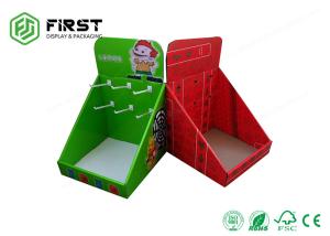 Wholesale Recyclable Customized Color Printing PDQ Counter Cardboard Counter Table Top Hook Display from china suppliers