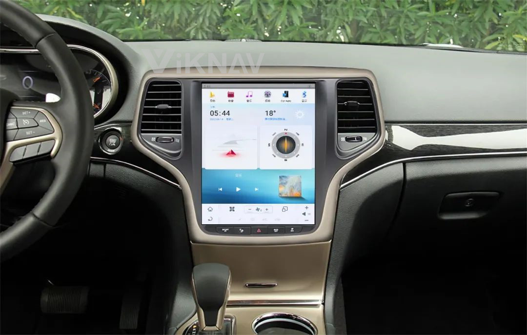 10.4 Inch Android Auto Stereo For 2013-2020 Jeep Grand Cheroke Navigation GPS Multimedia DVD Player Wireless Carplay