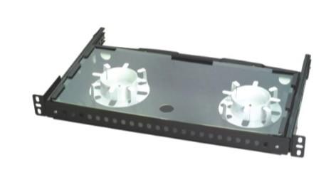 Quality 24 Cores 1U ODF Optical Distribution Frame Drawer Type With FC SC ST LC Adapter for sale