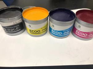 High Gloss Non Skin Offset Printing Ink 1Kg/Tin 11000rph UV Printing Ink Environment Friendly
