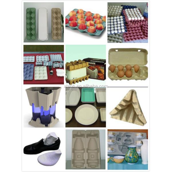 Full Automatic Molded Pulp Equipment Drying Tray Paper Pulp Egg Tray Making Machine