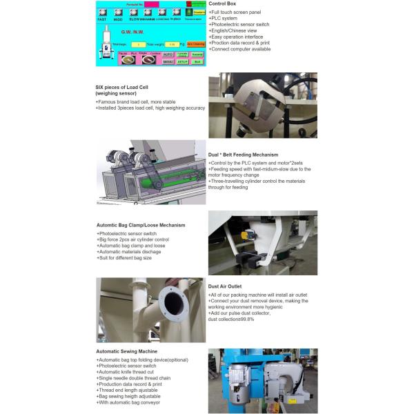 1000kg Mechanism Compost Mushroom Bag Filling Machine