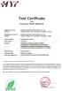 Pearmain Electronics Co.,Ltd Certifications