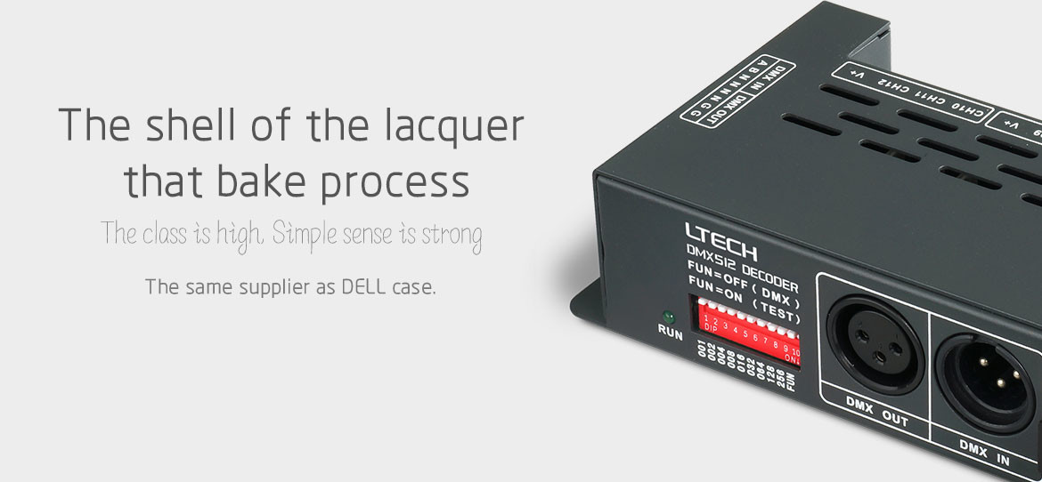 8 Channel LED DMX Decoder Anti - Lightning Strike And ESD Protection