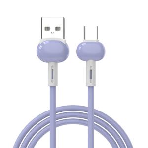 China Type C Android USB 2.0 Charging Cable Liquid TPE Macaron 2m 3A on sale