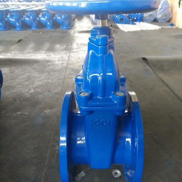 dn100 150 DI WCB Stainless Steel DIN F4 F5 Resilient Seated non-rising Stem Gate Valve pn16 DN800 900