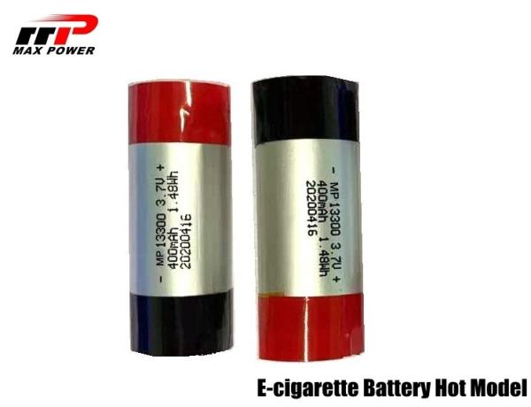Quality E Cigarette Lithium Ion Polymer Battery 400mAh 420mAh 3.7V 13300 1C Discharge Current for sale