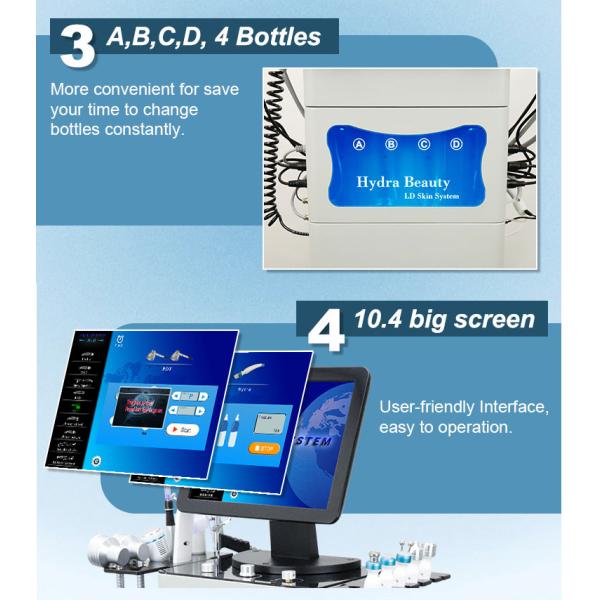 Hydrodermabrasion Diamond Peeling Facial Hydro Machine Skin Care Whitening Face Lifting Machine