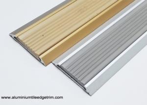 Wholesale 35 mm Width Flat Aluminium Threshold Strip With Anti Slip Rubber Insert from china suppliers