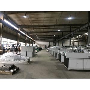 Low Noise Shoe Box Making Machine , Cardboard Box Making Machine