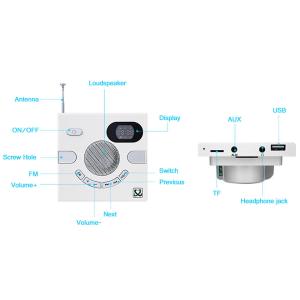 Wholesale 100% Portable Wall Speaker Switch Design Multi-functional Stereo With FM TF Card U Disk Multi-functional quran Speaker from china suppliers