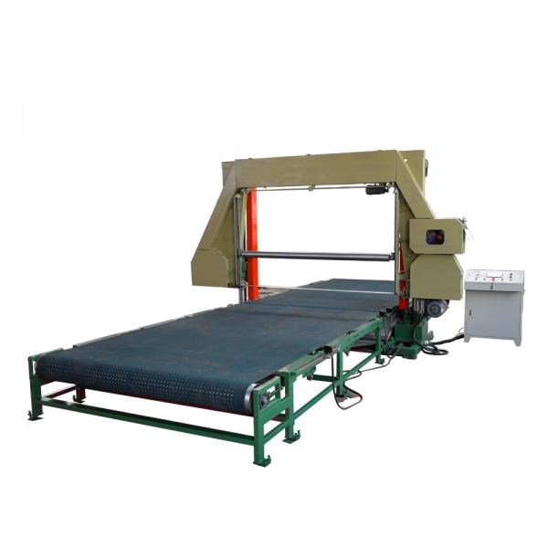 Quality Horizontal Foam Mesh-belt Cutting Machine(with vacuum) horizontal cutting machine for foam automatic horizontal cutter for sale