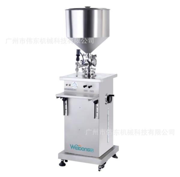 Quality Vertical Pneumatic Cosmetic Liquid Filling Machine Explosionproof Semi Automatic for sale