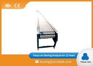 Automatic Unloading Chain Plate Conveyor 1000KG Capacity Flat Top Chain Conveyor