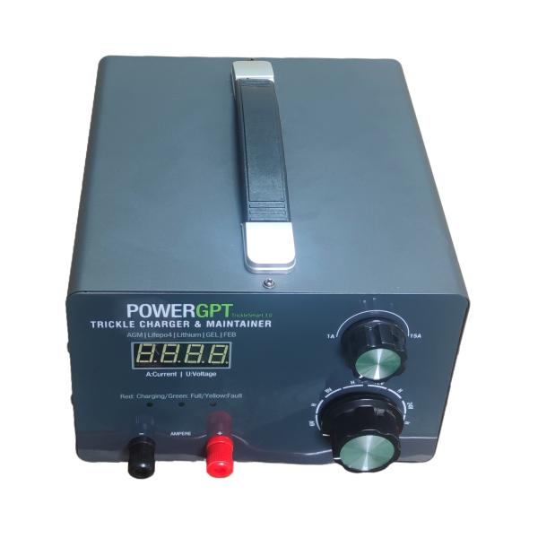 Advanced Multi Voltage Battery Charger And Engine Starter 1-15 Amps For Diverse