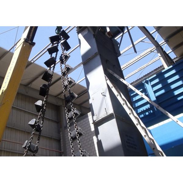 Low Speed Chain Cement Bucket Elevator High Lifting Height Large Capacity