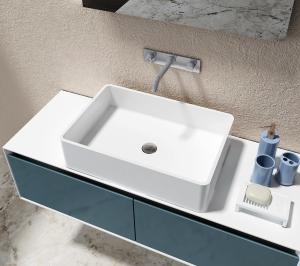 Solid Surface Counter Top Basin Smooth Non Porous Seamless Joint