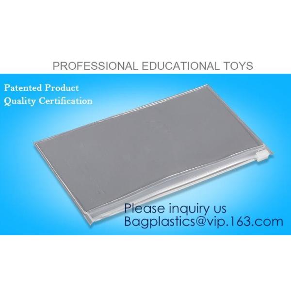 Fashion Travelling Heat-Sealed Clear EVA Cosmetic Bag With Yellow Snap Button And Rubber Handle Pouch By L'Oreal, Sedex