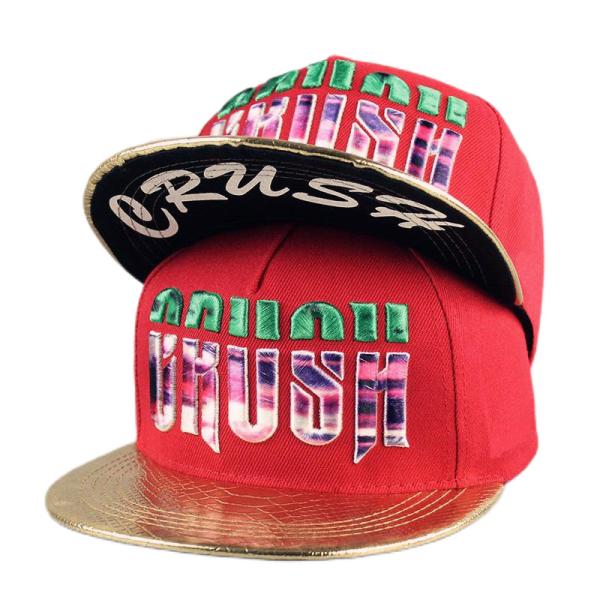 Fashionable Snapback Baseball Caps With Customed Sublimation Printing Pattern