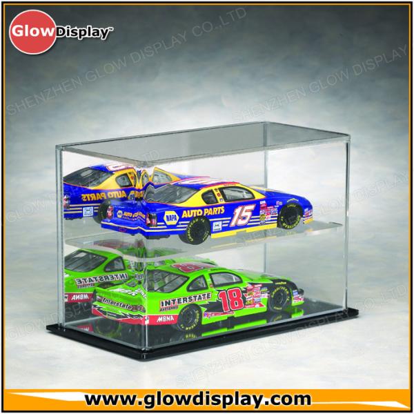 Quality LED Illuminated Acrylic Lighted Model Diecast Car Display Cases Box for sale