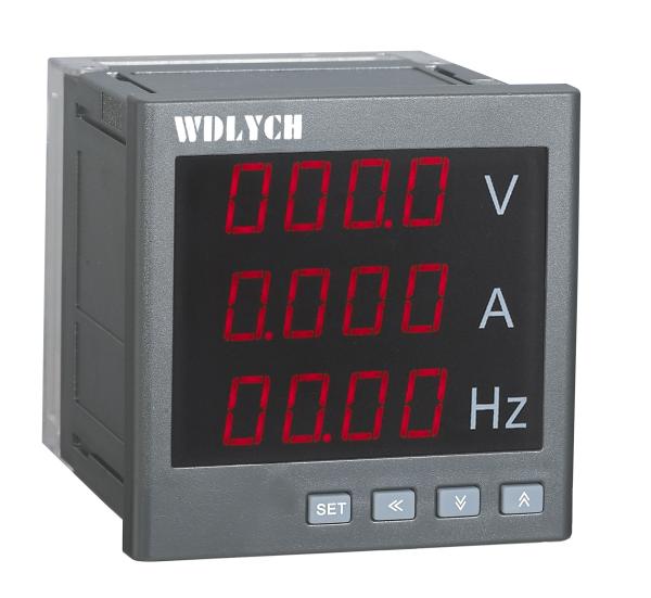 Quality 72*72mm Digital Multifunction Meter  Liquid Crystal Display Local Data Query for sale